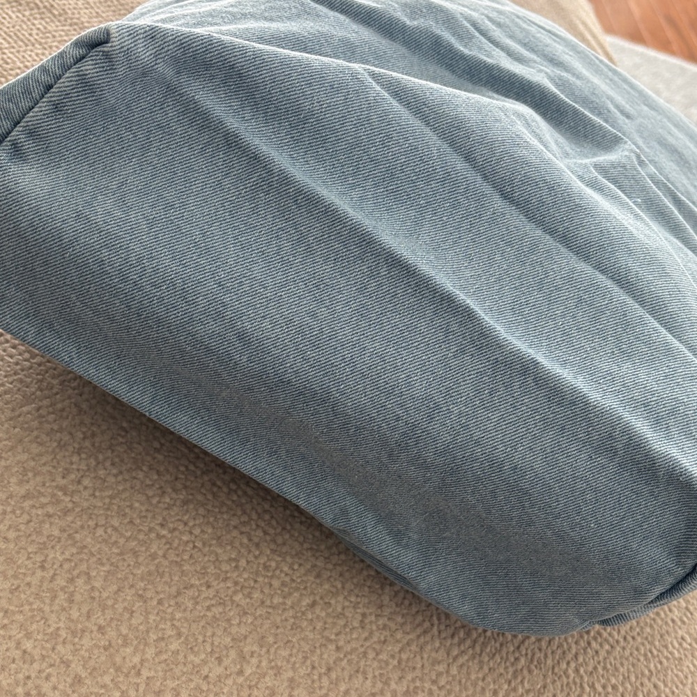 BAGGU Light Blue Denim Duck Tote -NWT - Picture 3 of 10
